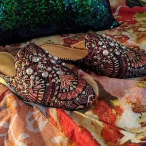 Brocade Mules